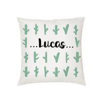 Cojín Personalizado Infantil Cactus para decorar la habitación del Bebé o Niño