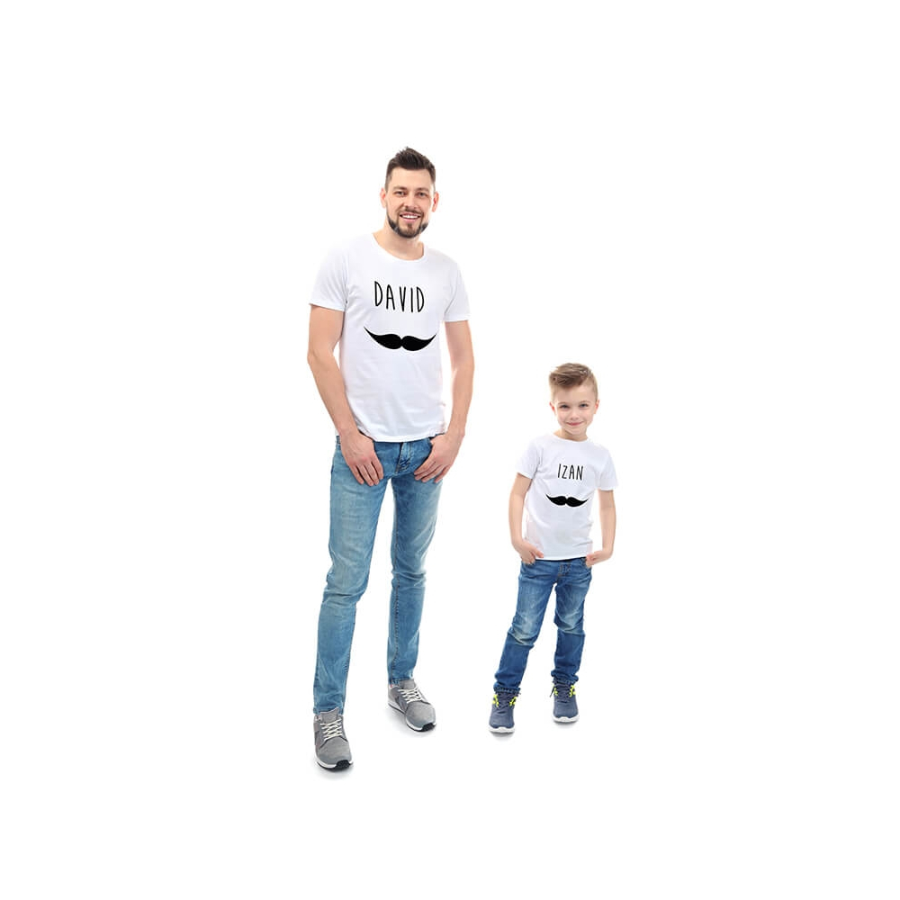 camisetas personalizadas iguales para celebrar  el Dia del Padre