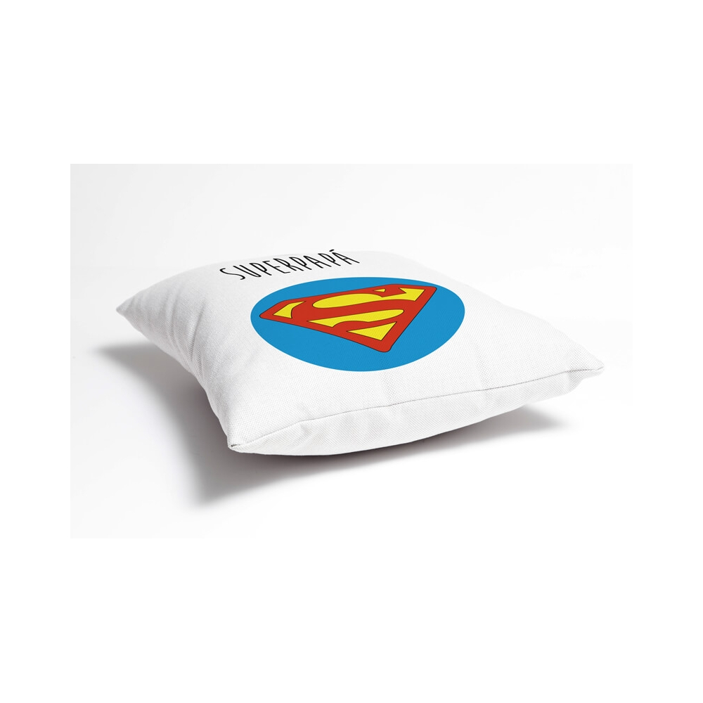 Cojín Personalizado Superpapa Superman. Regalos originales en nuestra tienda online
