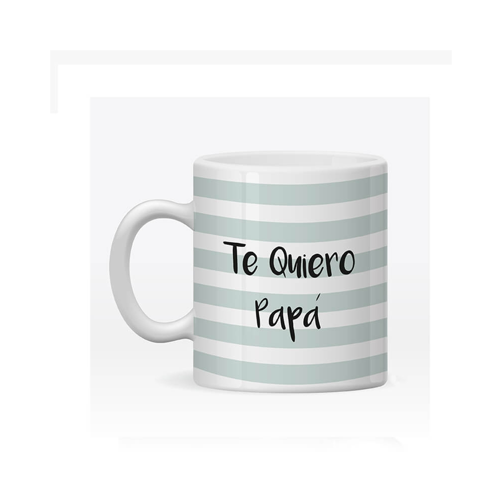 Taza Personalizada Papá Rayas Mint para el día del Padre.