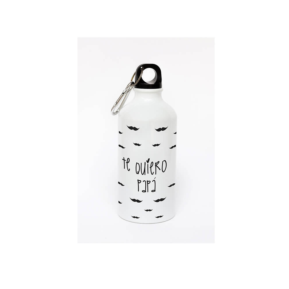 Botella de aluminio Personalizada Papá Bigotes