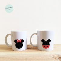 Taza Infantil Personalizada para regalar en la Primera Comunión Minie-Mickey