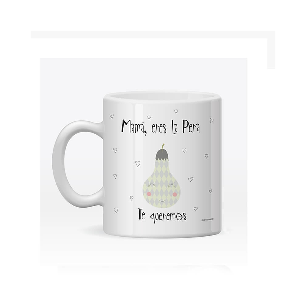 La Taza Personalizada Mamá Pera es un Regalo coqueto para mujeres hermosas