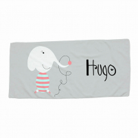 toalla infantil personalizada elefante