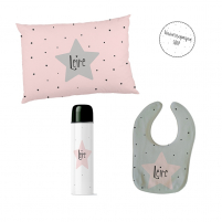 regalos para bebé personalizados estrella rosa
