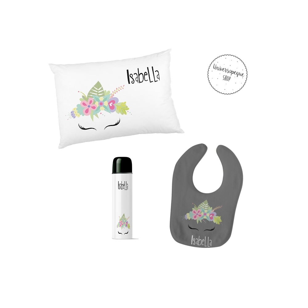 pack regalos para bebés personalizado y con el diseño de frida