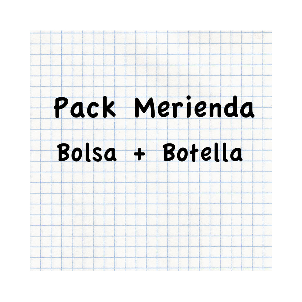 Pack Merienda bolsa mas botella
