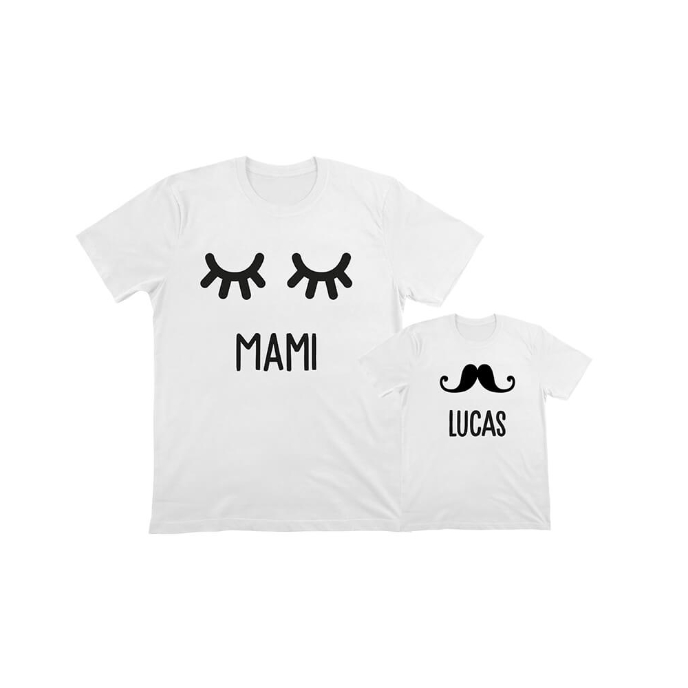 Ubicación escaramuza Caracterizar Camiseta Personalizada Mamá e Hija Pestañas | Regalos para Mamá