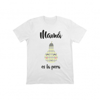 camiseta personalizada "Mamá es la pera"