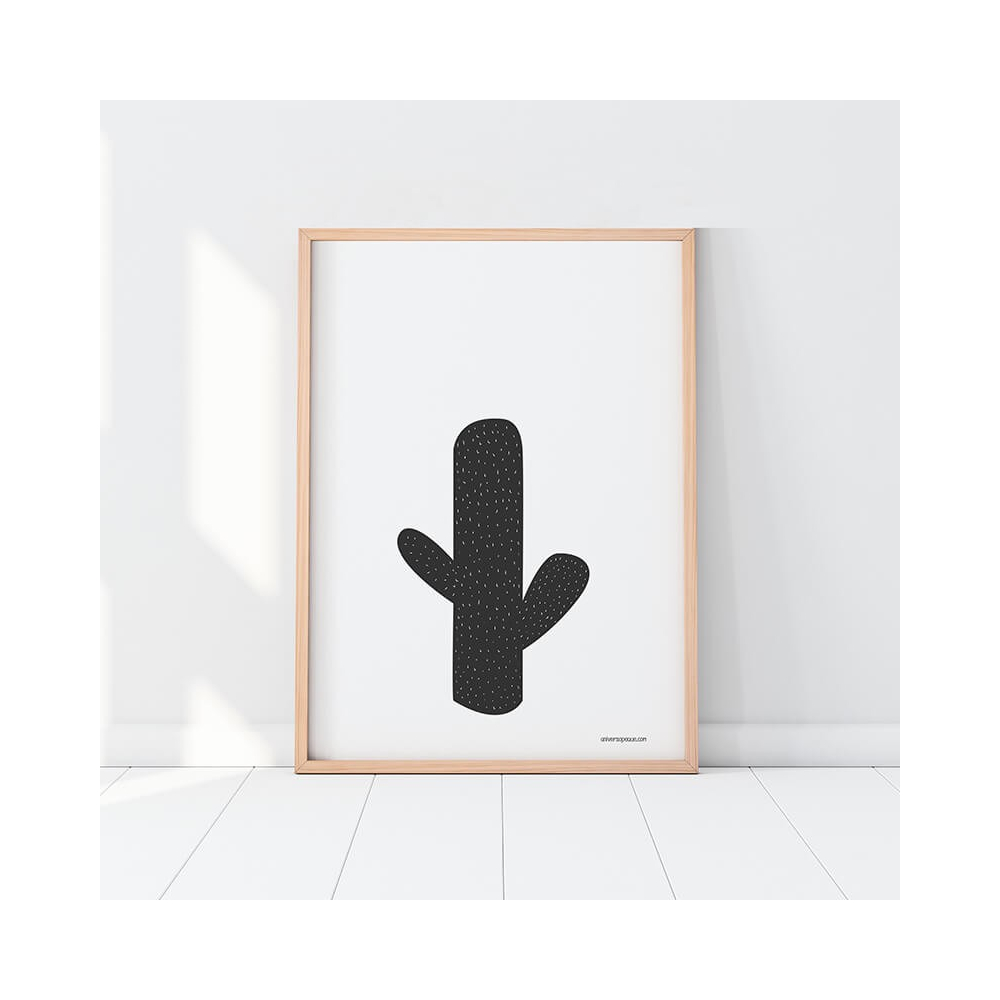 Lámina Infantil Planta Cactus láminas decorativas