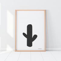 Lámina Infantil Planta Cactus láminas decorativas