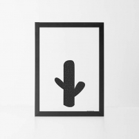 Lámina Infantil Planta Cactus láminas para cuadros