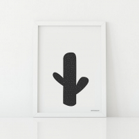 Lámina Infantil Planta Cactus cuadro infantil