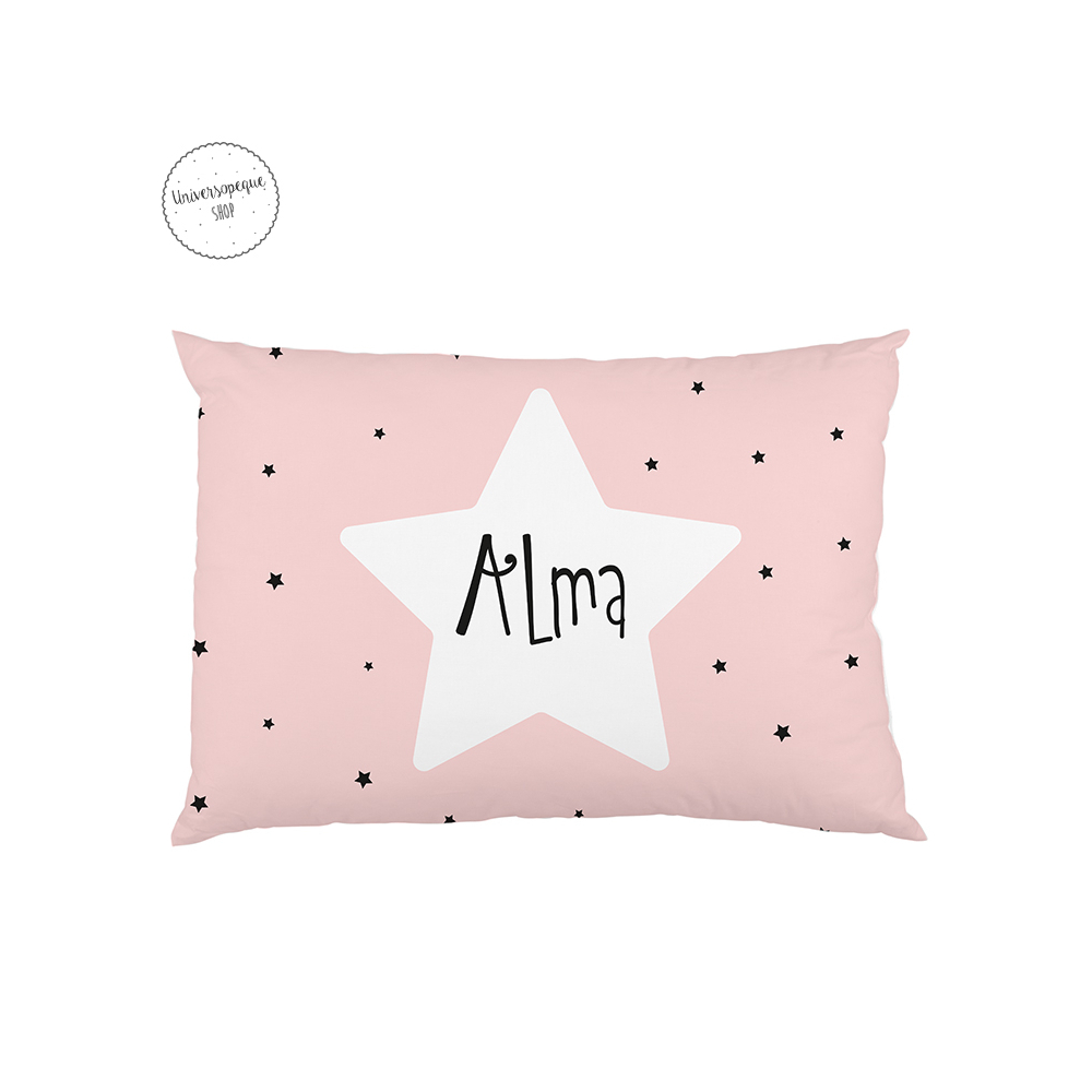 Cojin Personalizado Estrella Rosa UniversoPeque.COM