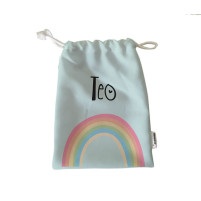 Pack Bolsas Merienda Personalizadas Arco Iris Verde