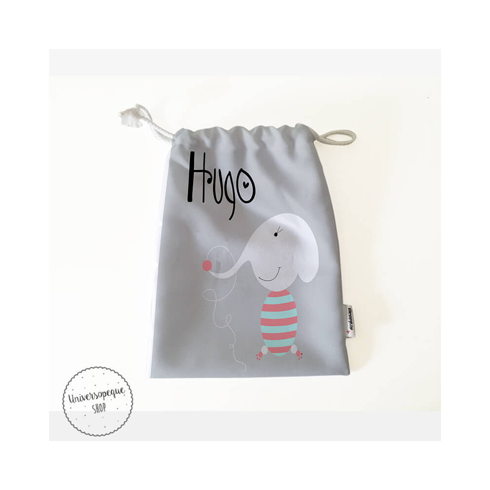Pack Bolsas Merienda Personalizadas Elefante