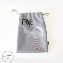 Pack Bolsas Merienda Personalizadas Elefante