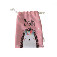 Pack Bolsas Merienda Personalizadas Erizo