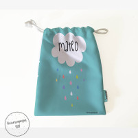 Pack Bolsas Merienda Personalizadas Nubes