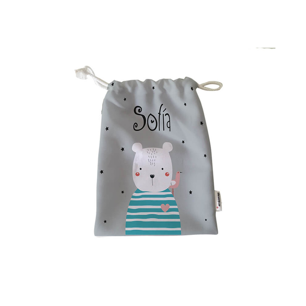 Pack Bolsas Merienda Personalizadas Oso