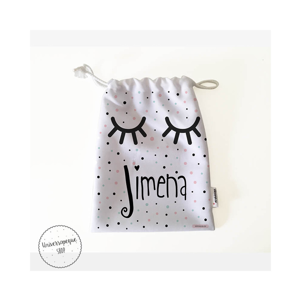 Pack Bolsas Merienda Personalizadas Pestañas