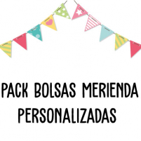 Pack Bolsas Merienda Personalizadas