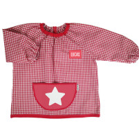 babi estrella cuadros rojos y blanco