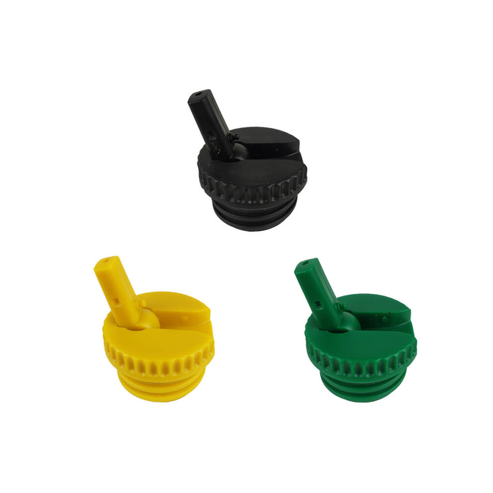 Tapones de succión oscuros