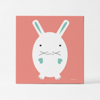 Lámina Infantil Animal Conejo cuadro infantil decorativo unisex