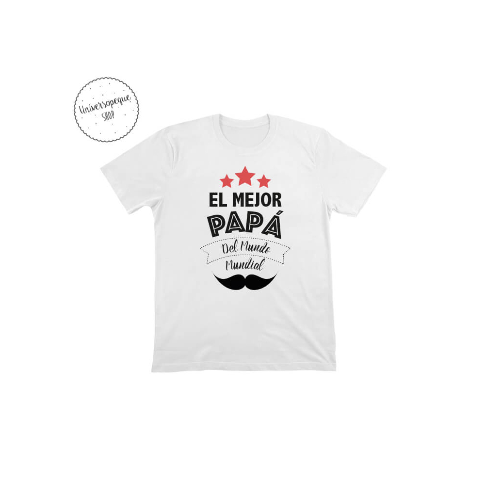 camiseta personalizada el mejor papa