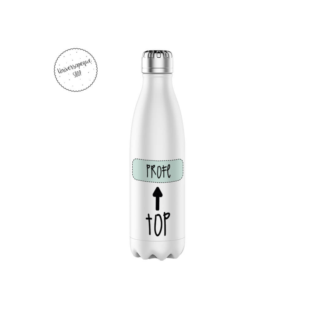 Botella Acero Personalizada Profe TOP