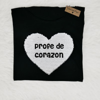 personalizacion de la camiseta de lentejuelas
