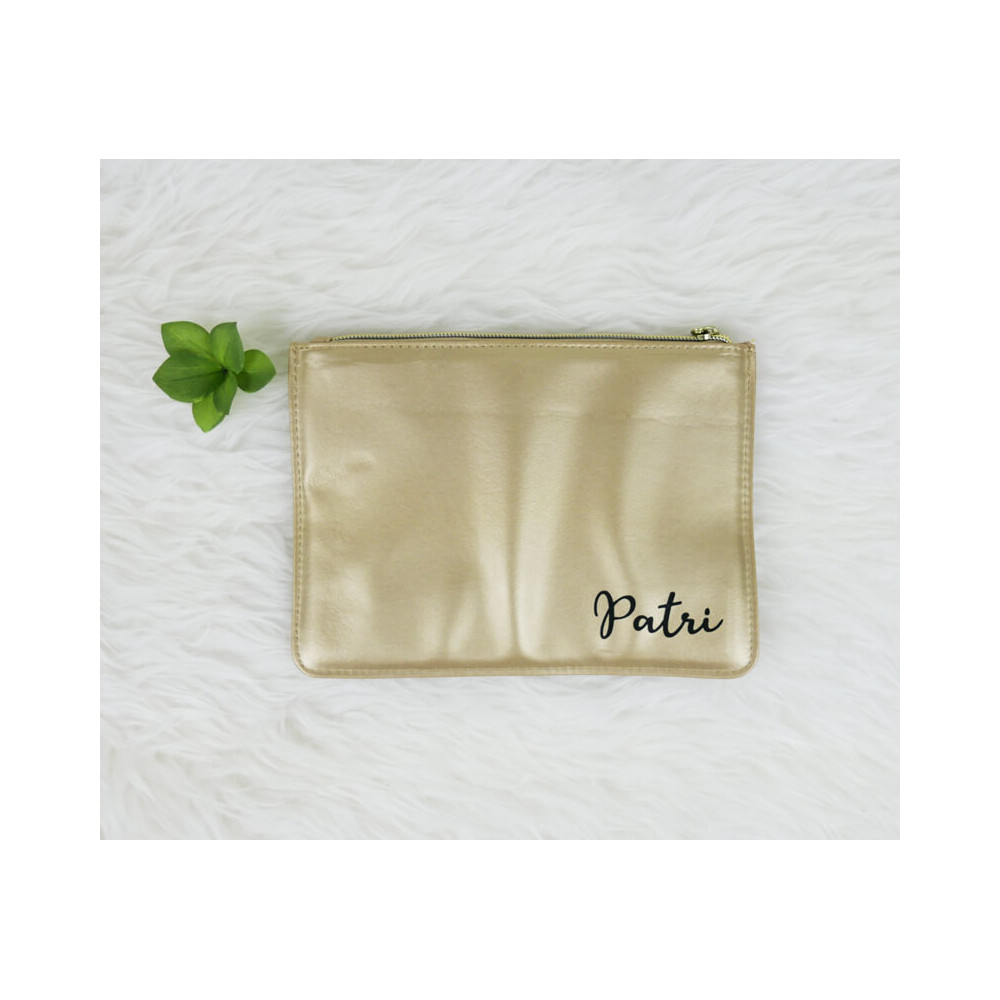 neceser dorado personalizado