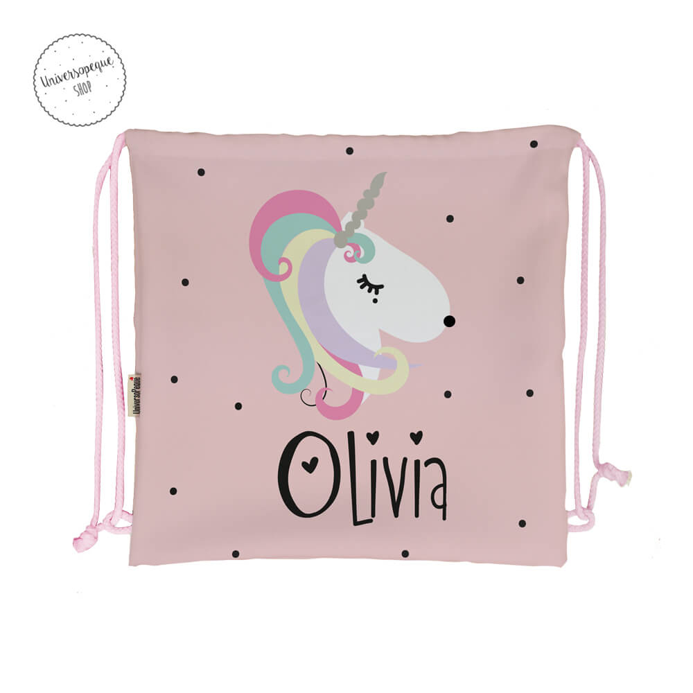 Mochila Guardería Personalizada Unicornio