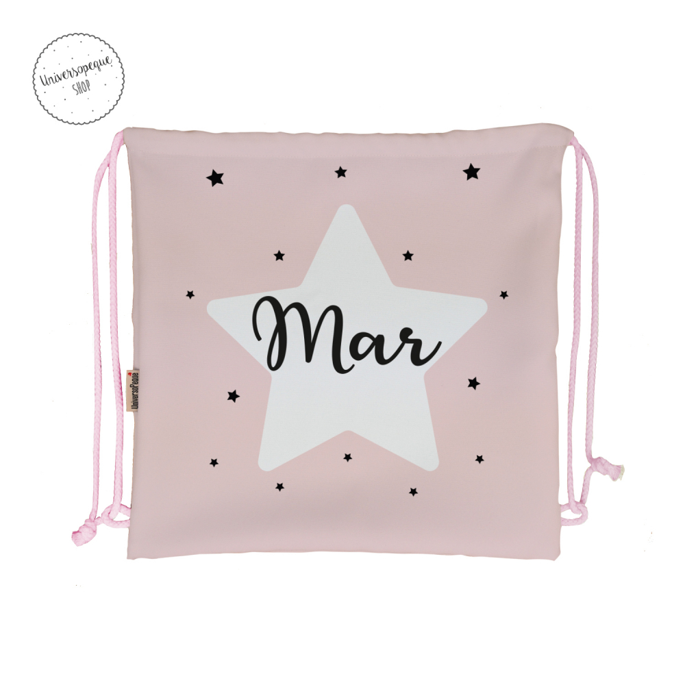 mochila personalizada estrella mint