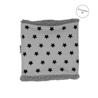 braga para el cuello gris con estrellas