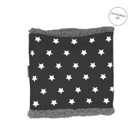 braga para el cuello con estrellas gris oscuro