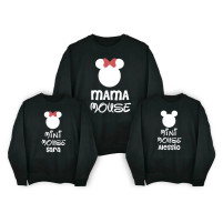 sudaderas personalizadas negras mickey minnie