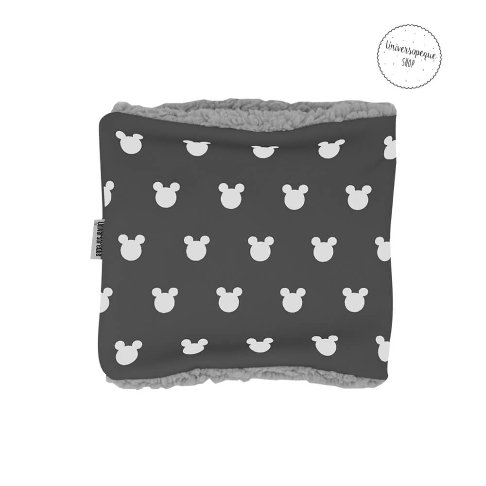 braga para el cuello mickey gris