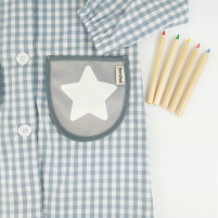 Babi Gris con Bolsillo y Botones