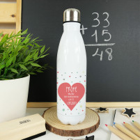 Botella acero Profe de corazón