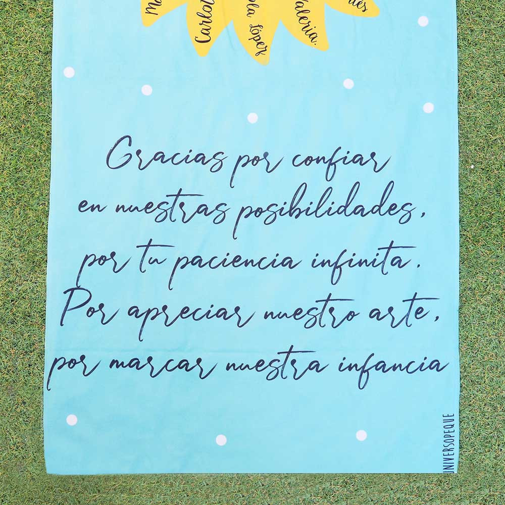 Toalla sol para profes