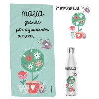 pack toalla y botella