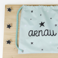 mochila estrellas mint
