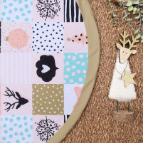 faldón navideño patchwork