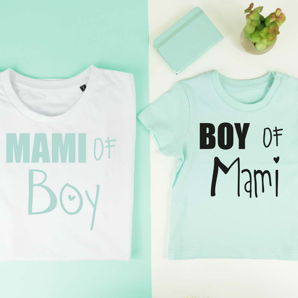 camisetas iguales mami of boy and girl