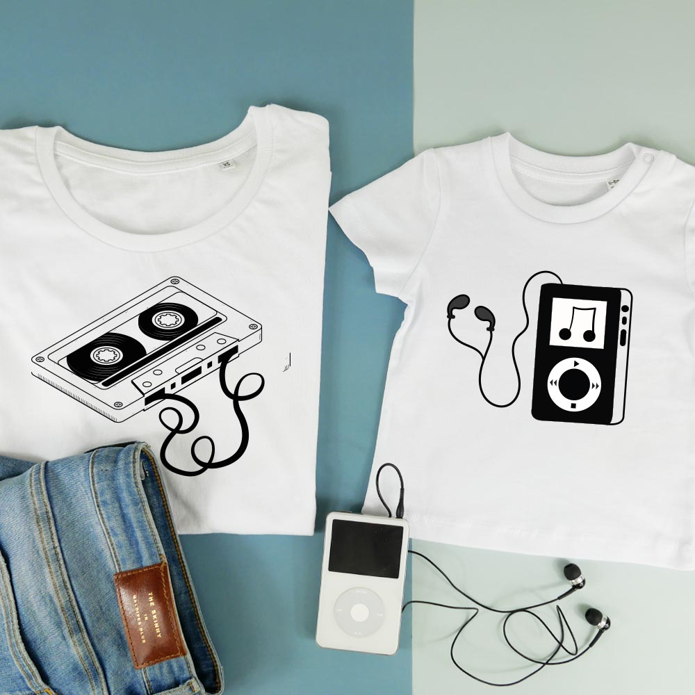 camisetas casete ipod