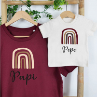 camisetas para padres e hijos