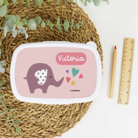fiambrera elefante corazones