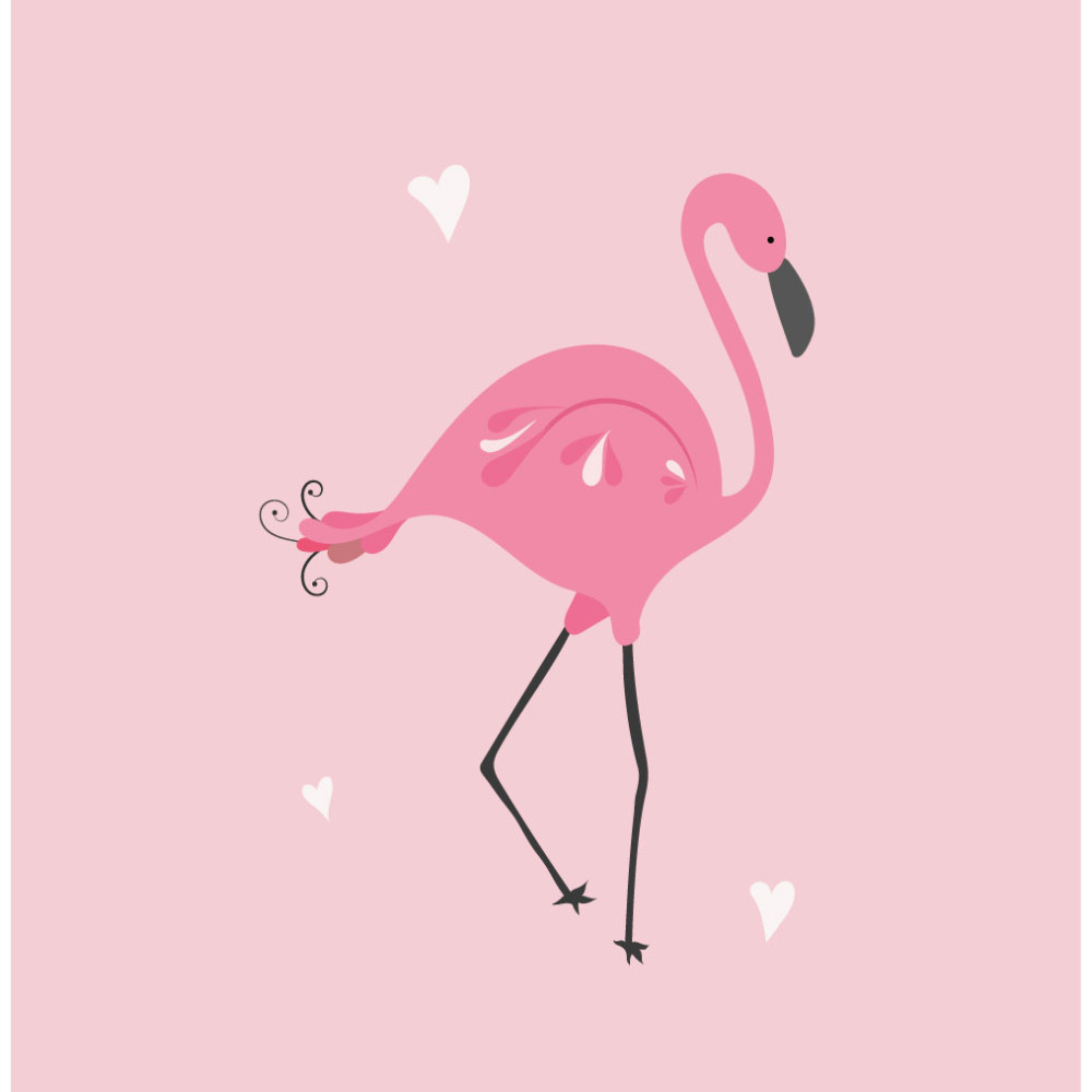 bolsillo rosa flamenco